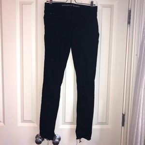 Articles of society black distressed skinny jeans